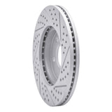 Dynamic Friction 2003-2011 Ford Crown Victoria Front Left Drilled & Slotted Geoperformance Rotor by Dynamic Friction Company 830-56019L