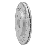 Dynamic Friction 2003-2011 Ford Crown Victoria Front Right Drilled & Slotted Geoperformance Rotor by Dynamic Friction Company 830-56019R