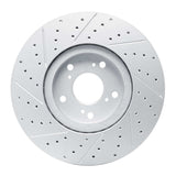 Dynamic Friction 2004-2008 Acura TL Front Right Drilled & Slotted Geoperformance Rotor by Dynamic Friction Company 830-58020R