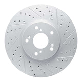 Dynamic Friction 2004-2008 Acura TL Front Right Drilled & Slotted Geoperformance Rotor by Dynamic Friction Company 830-58020R