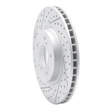 Dynamic Friction 2005-2012 Acura RL Front Left Drilled & Slotted Geoperformance Rotor by Dynamic Friction Company 830-58021L