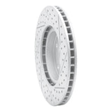 Dynamic Friction 2005-2012 Acura RL Front Left Drilled & Slotted Geoperformance Rotor by Dynamic Friction Company 830-58021L