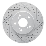 Dynamic Friction 2005-2012 Acura RL Front Right Drilled & Slotted Geoperformance Rotor by Dynamic Friction Company 830-58021R