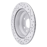 Dynamic Friction 2005-2012 Acura RL Rear Left Drilled & Slotted Geoperformance Rotor by Dynamic Friction Company 830-58022L