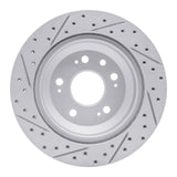 Dynamic Friction 2005-2012 Acura RL Rear Right Drilled & Slotted Geoperformance Rotor by Dynamic Friction Company 830-58022R