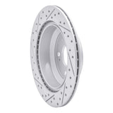 Dynamic Friction 2005-2012 Acura RL Rear Right Drilled & Slotted Geoperformance Rotor by Dynamic Friction Company 830-58022R
