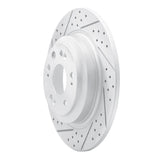 Dynamic Friction 2009-2014 Acura Tl Rear Left Drilled & Slotted Geoperformance Rotor by Dynamic Friction Company 830-58023L