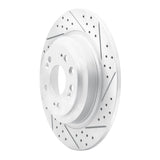 Dynamic Friction 2009-2014 Acura Tl Rear Right Drilled & Slotted Geoperformance Rotor by Dynamic Friction Company 830-58023R