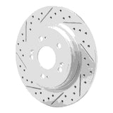 Dynamic Friction 2014-2020 Acura RLX Rear Left Drilled & Slotted Geoperformance Rotor by Dynamic Friction Company 830-58024L