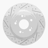 Dynamic Friction 2014-2020 Acura RLX Rear Left Drilled & Slotted Geoperformance Rotor by Dynamic Friction Company 830-58024L