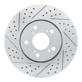 Dynamic Friction 2014-2020 Acura RLX Front Left Drilled & Slotted Geoperformance Rotor by Dynamic Friction Company 830-58025L