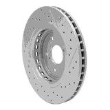Dynamic Friction 2014-2020 Acura TLX Front Left Drilled & Slotted Geoperformance Rotor by Dynamic Friction Company 830-58026L