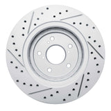 Dynamic Friction 2014-2020 Acura MDX Front Right Drilled & Slotted Geoperformance Rotor by Dynamic Friction Company 830-58026R