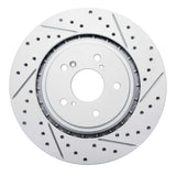 Dynamic Friction 2014-2020 Acura MDX Front Right Drilled & Slotted Geoperformance Rotor by Dynamic Friction Company 830-58026R
