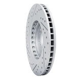 Dynamic Friction 2014-2020 Acura MDX Front Right Drilled & Slotted Geoperformance Rotor by Dynamic Friction Company 830-58026R