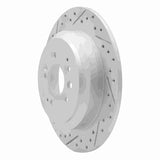 Dynamic Friction 2014-2016 Acura MDX Rear Left Drilled & Slotted Geoperformance Rotor by Dynamic Friction Company 830-58028L