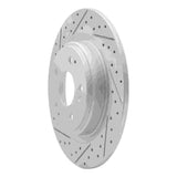 Dynamic Friction 2017-2020 Acura MDX Rear Left Drilled & Slotted Geoperformance Rotor by Dynamic Friction Company 830-58030L