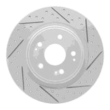 Dynamic Friction 2017-2020 Acura MDX Rear Right Drilled & Slotted Geoperformance Rotor by Dynamic Friction Company 830-58030R