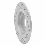 Dynamic Friction 2017-2020 Acura MDX Rear Right Drilled & Slotted Geoperformance Rotor by Dynamic Friction Company 830-58030R