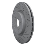 Dynamic Friction 2019-2026 Acura RDX Front Right Drilled & Slotted Geoperformance Rotor by Dynamic Friction Company 830-58032R