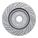 Dynamic Friction 2019-2026 Acura RDX Front Right Drilled & Slotted Geoperformance Rotor by Dynamic Friction Company 830-58032R