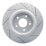 Dynamic Friction 2022-2026 Acura MDX Rear Left Drilled & Slotted Geoperformance Rotor by Dynamic Friction Company 830-58038L