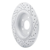 Dynamic Friction 2022-2026 Acura MDX Rear Left Drilled & Slotted Geoperformance Rotor by Dynamic Friction Company 830-58038L