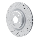 Dynamic Friction 2021-2026 Acura TLX Front Left Drilled & Slotted Geoperformance Rotor by Dynamic Friction Company 830-58039L