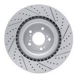 Dynamic Friction 2021-2026 Acura TLX Front Left Drilled & Slotted Geoperformance Rotor by Dynamic Friction Company 830-58039L