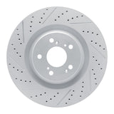 Dynamic Friction 2021-2026 Acura TLX Front Left Drilled & Slotted Geoperformance Rotor by Dynamic Friction Company 830-58039L
