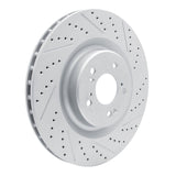 Dynamic Friction 2021-2026 Acura MDX Front Right Drilled & Slotted Geoperformance Rotor by Dynamic Friction Company 830-58039R