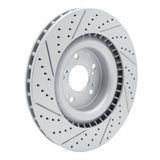 Dynamic Friction 2021-2026 Acura MDX Front Right Drilled & Slotted Geoperformance Rotor by Dynamic Friction Company 830-58039R