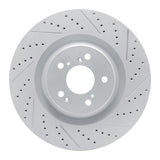 Dynamic Friction 2021-2026 Acura MDX Front Right Drilled & Slotted Geoperformance Rotor by Dynamic Friction Company 830-58039R