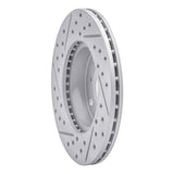 R1 Concepts 1986-1991 Acura Integra Front Right Drilled & Slotted Geoperformance Rotor