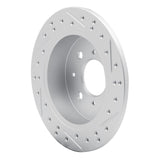R1 Concepts 1988-2001 Acura Integra Rear Left Drilled & Slotted Geoperformance Rotor by R1 Concepts 830-59014L