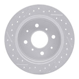 R1 Concepts 1988-2001 Acura Integra Rear Right Drilled & Slotted Geoperformance Rotor by R1 Concepts 830-59014R