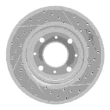 R1 Concepts 1990-2000 Honda Civic Del Sol Front Left Drilled & Slotted Geoperformance Rotor by R1 Concepts 830-59018L
