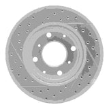 R1 Concepts 1990-2000 Honda Civic Del Sol Front Right Drilled & Slotted Geoperformance Rotor by R1 Concepts 830-59018R