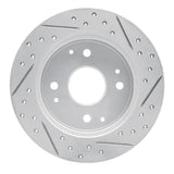 R1 Concepts 1998-2002 Acura CL Rear Left Drilled & Slotted Geoperformance Rotor by R1 Concepts 830-59025L