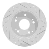 R1 Concepts 1997-2006 Acura Integra Rear Left Drilled & Slotted Geoperformance Rotor by R1 Concepts 830-59026L
