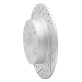 Dynamic Friction 2003-2008 Acura TSX Rear Left Drilled & Slotted Geoperformance Rotor by Dynamic Friction Company 830-59029L