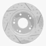 Dynamic Friction 2003-2008 Acura TSX Rear Left Drilled & Slotted Geoperformance Rotor by Dynamic Friction Company 830-59029L
