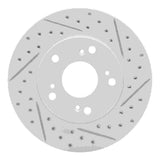 Dynamic Friction 2002-2015 Acura RSX Front Right Drilled & Slotted Geoperformance Rotor by Dynamic Friction Company 830-59030R