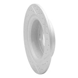 Dynamic Friction 2005-2022 Acura TSX Rear Left Drilled & Slotted Geoperformance Rotor by Dynamic Friction Company 830-59032L