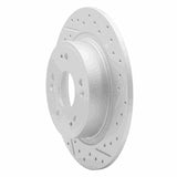 Dynamic Friction 2005-2022 Acura TSX Rear Right Drilled & Slotted Geoperformance Rotor by Dynamic Friction Company 830-59032R