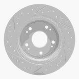 Dynamic Friction 2005-2022 Acura TSX Rear Right Drilled & Slotted Geoperformance Rotor by Dynamic Friction Company 830-59032R