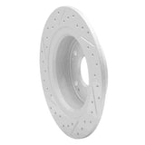 Dynamic Friction 2005-2022 Acura TSX Rear Right Drilled & Slotted Geoperformance Rotor by Dynamic Friction Company 830-59032R
