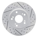 Dynamic Friction 2003-2017 Acura Ilx Front Right Drilled & Slotted Geoperformance Rotor by Dynamic Friction Company 830-59034R