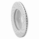 Dynamic Friction 2012-2015 Acura ILX Front Left Drilled & Slotted Geoperformance Rotor by Dynamic Friction Company 830-59036L