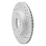 Dynamic Friction 2012-2015 Acura ILX Front Right Drilled & Slotted Geoperformance Rotor by Dynamic Friction Company 830-59036R